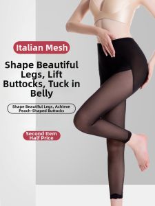 XIUDAIHUAYAN | Compression Leg Shaping Tights for Women Postpartum Abdominal Support Waist Cincher Thigh Slimming