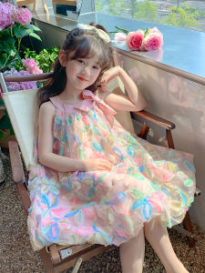 SQTN.KIDS | New Summer Princess Style Tulle Dress for Girls
