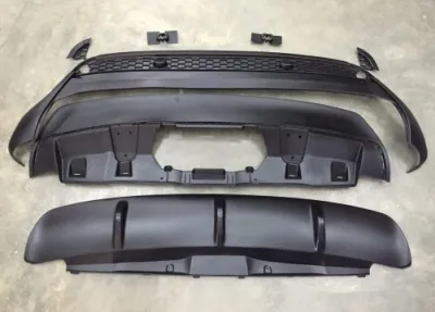 BMW X6 E71 M sport performance rear diffuser skirt lip bumper 2008 2009 2010 2011 2012 2013 bodykit body kit
