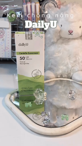Kem Chống Nắng dailyU Centella Mini 8g SPF50+ PA++++ Nâng Tone Tự Nhiên 4 Màng Lọc Dịu Nhẹ