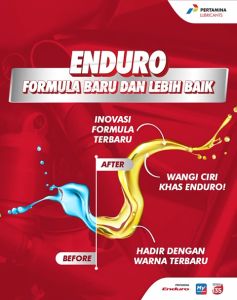 Pertamina Oli Mesin Motor Non Matic Varian 800ML & 1 Liter Type Varian Enduro 4T Sae 20W/50