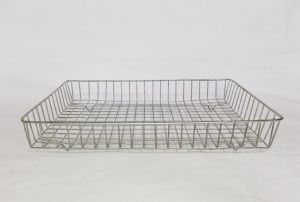 Cooling Rak Keranjang Peniris Dengan Nampan Stainless/ Baking Tray/ Keranjang Peniris Minyak