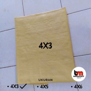 Terpal jemur padi cengkeh ukuran 3x4 meter super tebal