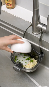 New kitchen sink filter basket self-cleaning faucet hanging filter press release drainage filter waste separation basket residue collection sink filter easy to clean kitchen drainage basket adjustable hanging filter basket