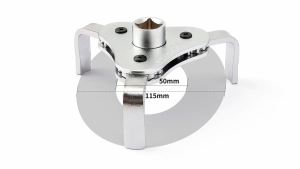 Auto Adjustable Two Way Oil Filter Wrench Tool with 3 Jaw Remover Tool for Cars Trucks Repair 60-120mm New