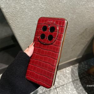 Luxury Limited Edition Genuine Leather Phone Case for Huawei Honor Magic7 pro Full Lens Protection Anti-Fall Business Fashion Style