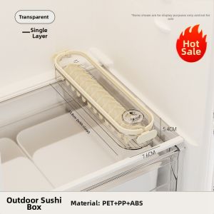 Multilayer Food-grade Sealed Freezer Storage Box for Dumplings