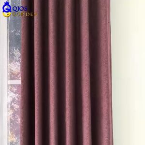 Gorden Blackout Import Polos Premium Quality Motif Serat Panter Model 12 Smokring 80% Blackout Tebal