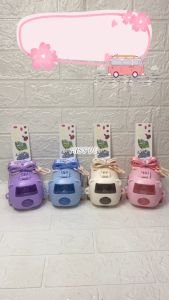 Botol Minum Karakter Bus Beruang & Botol Minum Mobil 500ml Free Stiker & Tali Panjang