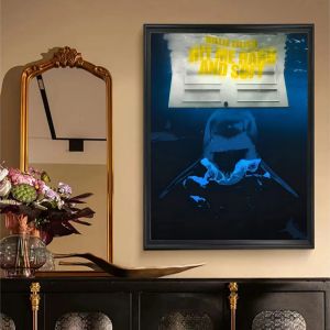 1pc Hit Me Hard and Soft B-BillieS Vintage Posters Sticky Retro Kraft Paper Sticker DIY Room Bar Cafe Kawaii Room Decor