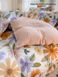 Violet | Drap Gối In Họa Tiết Cotton 200x230cm