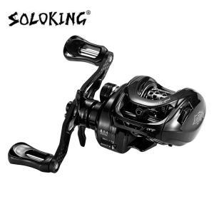 SOLOKING BMC100 Baicasting Reel Betriel BFS Reel 11+1BB 8.1 Gear Ratio 5KG/11LB Drag with Clicker Sound Fishing Reel Lille