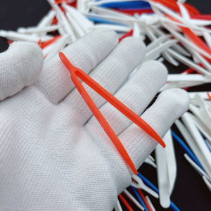 Thiết Bị Nuôi Tằm Nhựa Dày Dùng Một Lần Chống Tĩnh Điện Tongs Dùng Để Dọn Dẹp Thức Ăn Cho Cá Cho Trẻ Em