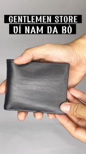 Ví nam da bò thật vân sần gồ phong cách tối giản bảo hành 12 tháng G04