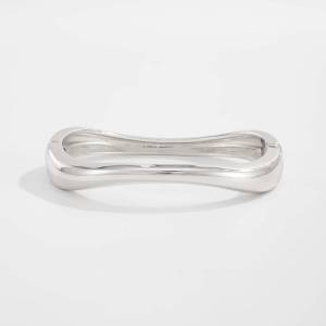 Ingemark | Ingemark 4 Styles Punk Heavy Metal Open Bangles for Women New Trend Goth Irregular Glossy Spring Arm Bracelets Grunge Jewelry