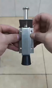 <GK>  Bộ hãm/cố định cửa đạp chân bằng inox - Giữ cửa tại mọi góc độ - Kèm hút từ tính - Lõi thép dài 200mm