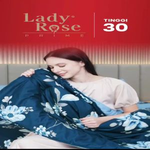 (BISA COD) SPRAI LADYROSE MOTIF TERBARU UKURAN KING SIZE/180 X 200 X 30 DAN QUEEN SIZE / 160 X 200 X 30 BAHAN LEBIH TEBAL - LEBIH ADEM -TERMURAH