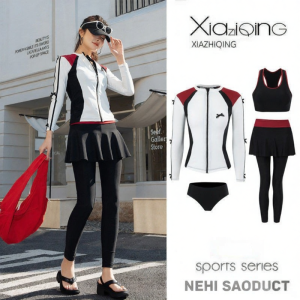 XIAZHIQING | Áo Bơi Dài Tay Chống Nắng Cho Nữ