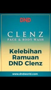 DND CLENZ FACE AND BODY WASH