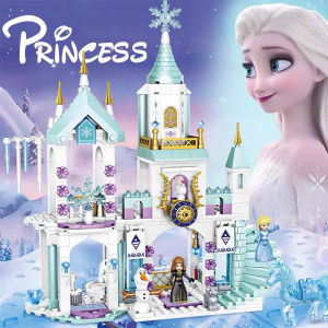 FUNToy 360PCS Mainan Princess Elsa Snow Castle Set Block Bricks - Kado Anak Perempuan