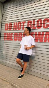 【BUY 1 TAKE 1】Plain Waffle solid Korean style T-shirts Oversize round neck For Men and Women