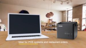 EPSON (LAN) TM-T100M Thermal Printer with LAN Interface and Built-in Power Supply