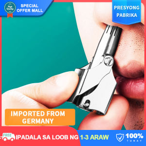 【German Original】Stainless Steel Nose Hair Trimmer Manual Hair Removal Clipper Cutting