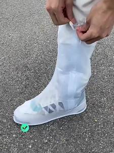 Kasut Hujan Rain Boot Waterproof Cover Anti-slip Rainproof Rain Boot Outdoor PVC Wear-Resistant Shoes Protector