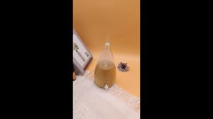 FLOWEROMA Waterdrop Essential Oil Nebulizer Aroma Diffuser Scent diffuser with 7 Color nightlight Intermittent Spray Home Frangance for Aromatherapy