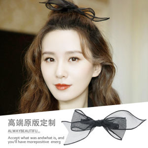 โบว์ผีเสื้อผ้าไหมสไตล์เกาหลีสำหรับผู้หญิง รุ่นฤดูใบไม้ร่วง/ฤดูหนาว ใหม่ล่าสุด ริบบิ้นสำหรับทำผม ริบบิ้นสำหรับทำผม
