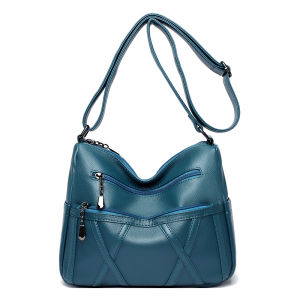 Soft Leather Multi-layer Versatile Shoulder Crossbody Bag