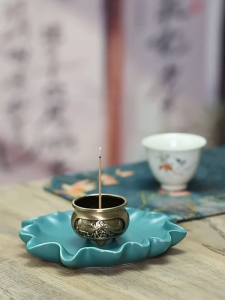 Lư đồng nhỏ gọn rồng phượng dùng xông nhang trầm nụ trầm que trang trí nhà cửa