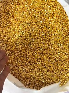 100pcs Yuan Bao Emas Yen Pau Logam Yen Pao Cina Yuan Bao Feng Shui Dekorasi Yuan Bao