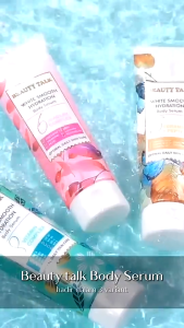 [Bundling Hemat - 3 Pcs] BEAUTY TALK White Smooth Hydration Body Serum 100ML | Serum Tubuh Pencerah & Pelembap Kulit Membuat Kulit Lembut Cerah & Sehat dengan Tekstur Ringan dan Cepat Meresap