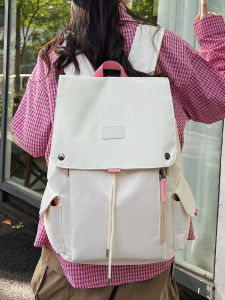 2024 Summer New Backpack Female 15.6-Inch Computer Bag Fancy Student Schoolbag Large Capacity Travel Backpack Male