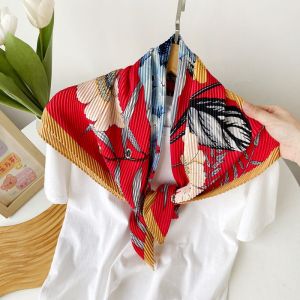 Khăn Trùm Đầu Tam Giác Mùa Hè Cho Nữ Thời Trang Gấp Gọn Khăn Choàng Chuyên Nghiệp Thắt Lưng Eo Trang Trí Khăn Choàng