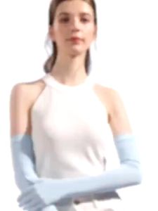 Ống tay chống nắng bao cánh tay chống nắng cho nữ hở ngón có gai chống trơn cao cấp - Alice Store