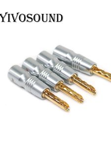 Guhe River GS200B ปลั๊กกล้วย Hi-Fi เครื่องขยายเสียงทองแดงชุบทองการเชื่อมต่อลําโพง Japan Import