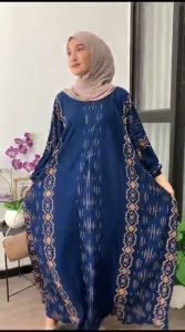 DIVASHION - Terbaru Home Kaftan Jumbo Motif Terbaru Kaftan Wanita Size Jumbo Busui Rayon Premium Halus Dan Adem