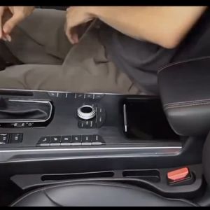 Car Seat Gap Filler Set Soft Foam Multifunctional Seat Side Gap Filler with Organizer Car Seat Gap Leak-proof