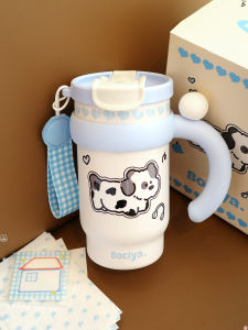 Cốc Nước Bằng Thép Không Gỉ 316 Dễ Thương Cho Nữ Cốc Cách Nhiệt Có Tay Cầm Cốc Giữ Lạnh Cốc Du Lịch Cốc Giữ Nhiệt