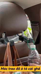 Móc Treo Đồ Ô Tô Kèm Giá Đỡ Điện Thoại Nhỏ Gọn Chịu Lực Tốt