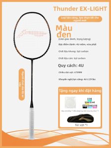 Li-Ning | Vợt Cầu Lông Tấn Công Siêu Nhẹ Toàn Bộ Carbon 4U
