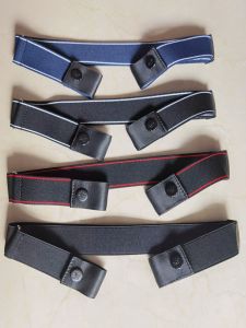 Lock Mens and Womens Bean Bag Belt Japanese Style Invisible Seamless Denim Belt Easiest for Match Elastic Stretch Youth Pant Belt Tide