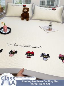 NAIYOUCHENG | Cooling Silky Bed Set Cartoon for Babies and Children Suitable for AC Use