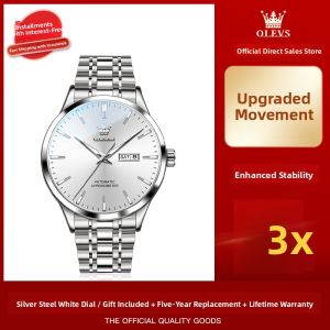 OLEVS | Mens Mechanical Watch Night Vision Waterproof