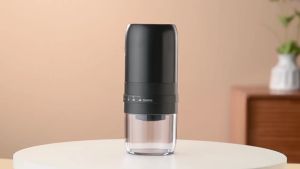 Máy Xay Cà Phê Cầm Tay Máy Xay Cà Phê Sạc USB Tiện Lợi Chỉnh Hạt Bằng Cách Vặn Trục Trong
