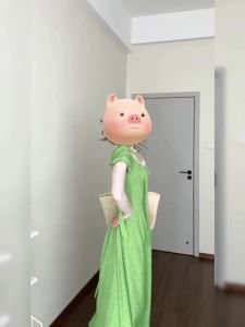 NIUVIES | Đầm Dạo Phố Kiểu Halter Chấm Bi Dài Hơi Slimming Mùa Hè