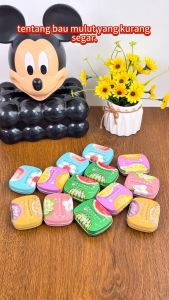 Permen Mint Organik Rasa Mentega Laut - Bebas Gula & Vitamin C - Kemasan Kotak