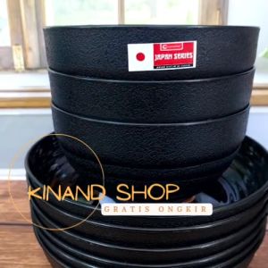 GRATIS SENDOK SET RAMEN TERLARIS ISI 6 PCS 3 PIRING 3 MANGKUK BULAT RAMEN